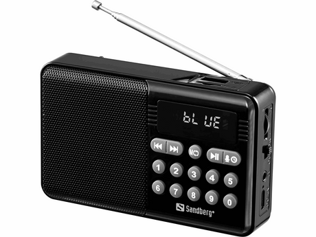 Sandberg Speaker Radio FM+BT Recharge – Lommeradio