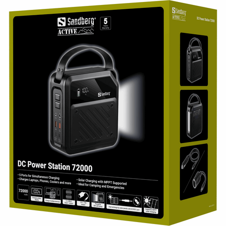 Sandberg DC Power Station 72000 – Powerbanks (billede 2)