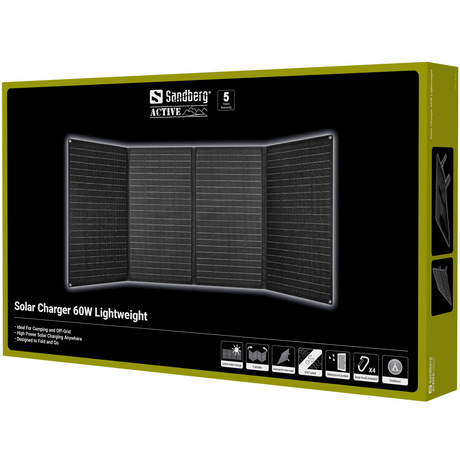 SANDBERG Solar Charger 60W Lightweight – Powerbanks (billede 2)