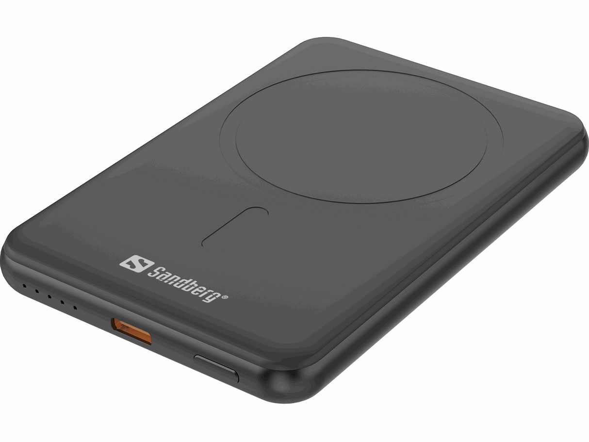 Sandberg SolidState Magnet Powerbank 5000 – Powerbanks (billede 1)