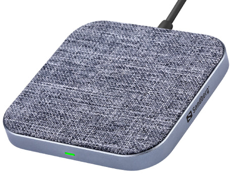 Sandberg 15W Wireless Charger Pad, Grey – Trådløse opladere