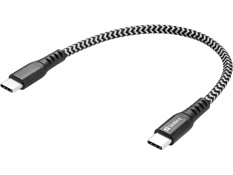 SANDBERG Survivor USB-C Cable 0.2M 100W – USB-C kabler
