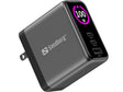 Sandberg Travel Charger PD100W Display – Rejseadaptere (billede 1)