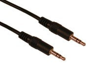 Sandberg MiniJack m-m Cable, Black (2m) – Kabler, TV/Hi-Fi