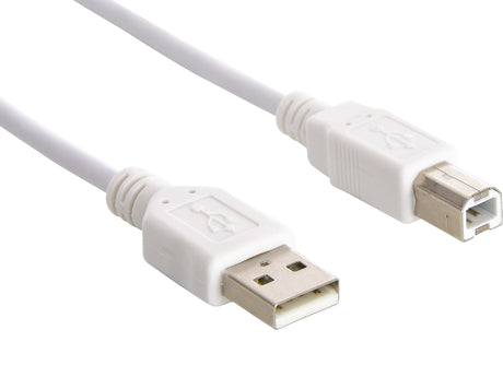 Sandberg USB 2.0 A-B Cable, White (1.8m) – Kabler, USB (billede 2)