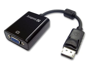 Sandberg Adapter DisplayPort>VGA – Kabler, DisplayPort