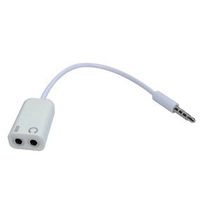 Sandberg Headset Converter Dual to Single, White – Headset adaptere (billede 1)
