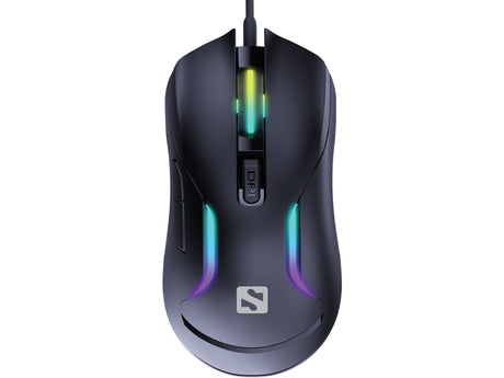 Sandberg LightFlow 6D Gamer Mouse, black – Gaming mus, kablet (billede 3)