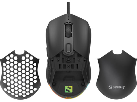 Sandberg FlexCover 6D Gamer Mouse, black – Gaming mus, kablet (billede 4)