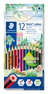 Farveblyant Noris Upcycled Wood sekskantet (12)