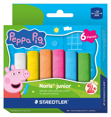Staedtler Gadekridt Noris Junior Gurli Gris ass (6) – Tavlekridt (billede 2)