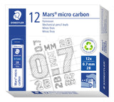 Stifter Mars Micro 0,7mm 2B (12 stifter)