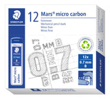 Stifter Mars Micro 0,7mm B (12 stifter)