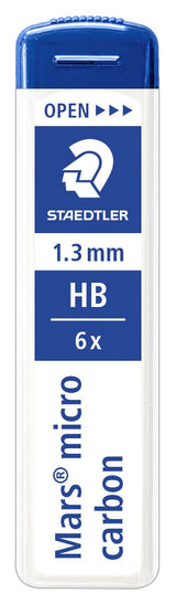 Stifter Mars Micro 1,3mm HB (6 stifter)