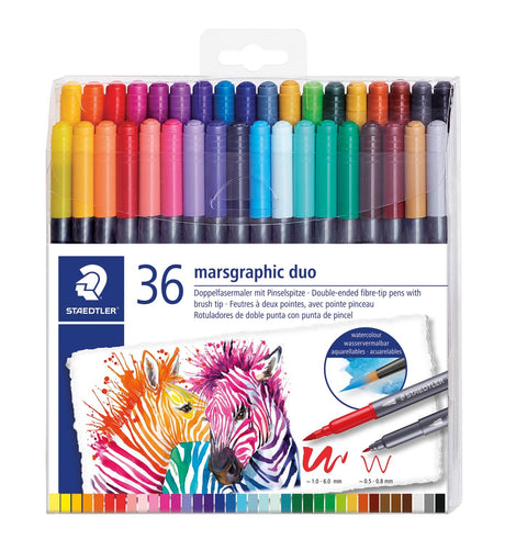 Staedtler Fiberpen Marsgraphic Duo penseltusser (36)