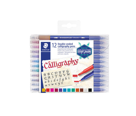 Staedtler Kalligrafipen Duo 2,0+3,5 ass (12) – Kalligrafipenne