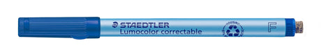 Staedtler Marker Lumocolor Correctable F non-perm 0,6mm blå – Markeringspenne (billede 2)