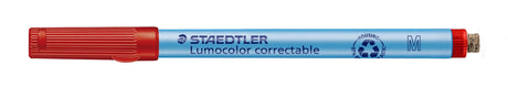 Staedtler Marker Lumocolor Correctable M non-perm 1,0mm rød – Markeringspenne (billede 2)