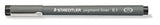 Fineliner pigment liner 0,1mm sort