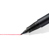 Marker Lumocolor perm 0,4mm rød