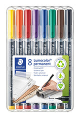Marker Lumocolor perm 0,4mm ass (8)