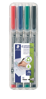 Marker Lumocolor non-perm 1,0mm ass (4)