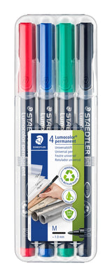 Marker Lumocolor perm 1,0mm ass (4)
