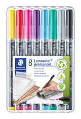 Marker Lumocolor perm 0,6mm ass (8)