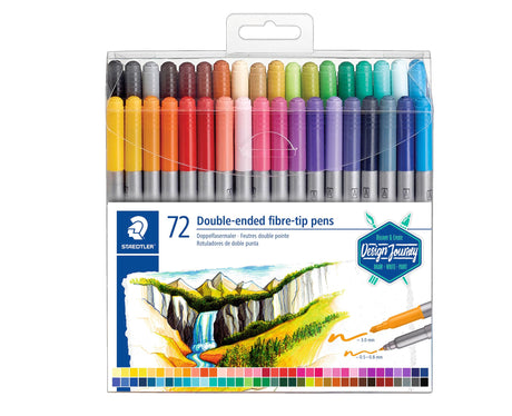 Staedtler Fiberpen tusser dobbelt ass (72) (billede 1)