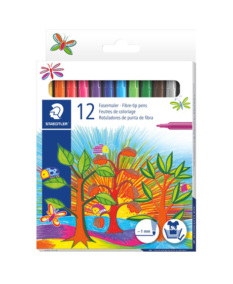 Staedtler Fiberpen Noris 1,0mm ass (12) – Tusser