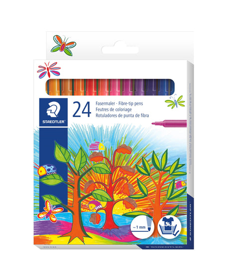 Staedtler Fiberpen Noris 1,0mm ass (24) – Tusser