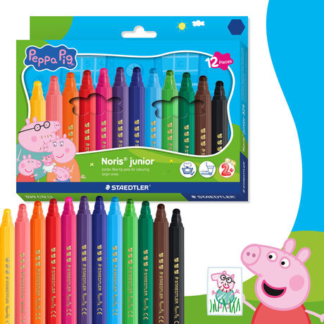 Staedtler Tusser Noris Junior Gurli Gris ass (12) (billede 4)