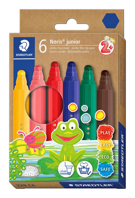 Staedtler Fiberpen Noris Junior tusser ass (6) (billede 1)
