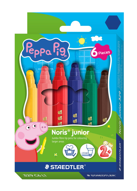 Staedtler Tusser Noris Junior Gurli Gris ass (6) (billede 1)