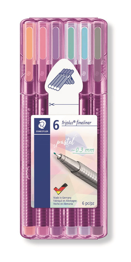 Fineliner Triplus 0,3mm Pastel Line ass (6)