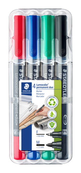 Marker Lumocolor Duo perm 0,6-1,5mm ass (4)