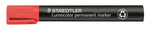 Marker Lumocolor perm skrå 2-5mm rød