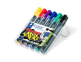 Marker Lumocolor perm skrå 2-5mm ass (6)