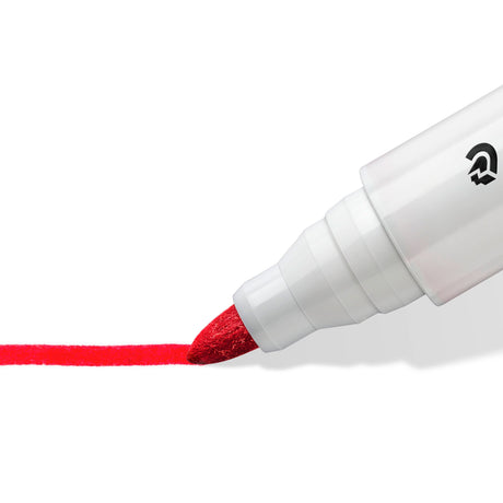 Staedtler WB Marker Lumocolor rund 2mm rød – Whiteboardpenne (billede 4)