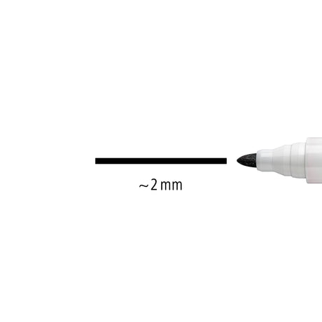 Staedtler WB Marker Lumocolor rund 2mm sort (4) – Whiteboardpenne (billede 5)
