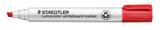 WB Marker Lumocolor chisel 2-5mm red