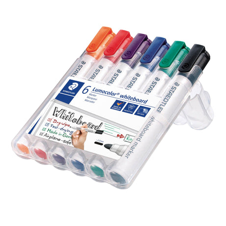 Staedtler WB Marker Lumocolor rund 2mm ass (6) – Whiteboardpenne (billede 2)