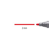 Marker Lumocolor flipchart rund 2mm ass (4)