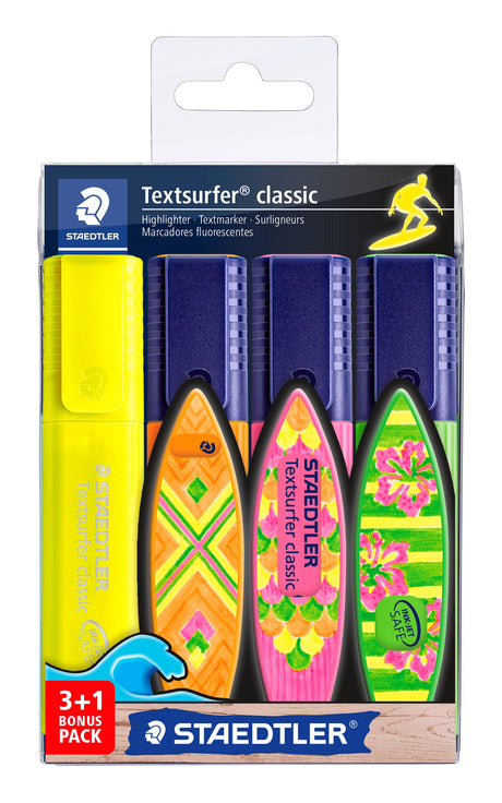 Overstregningspen Textsurfer ass (3+1)