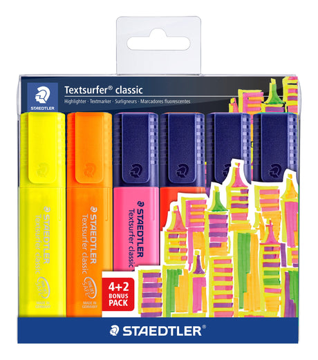Overstregningspen Textsurfer ass (4+2)