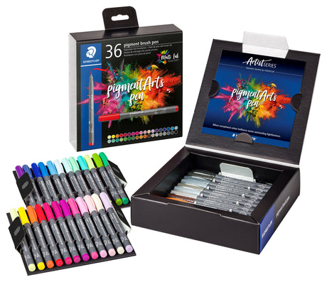 Staedtler Brush pen Pigment Arts ass (36) – Penselpenne (billede 2)