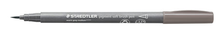 Staedtler Brush pen Pigment Arts soft ass grå/sort (6) – Penselpenne (billede 3)