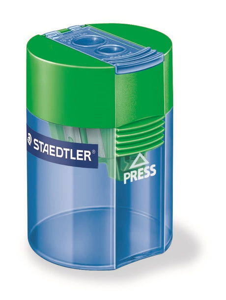 Staedtler Blyantspidser m/holder dobbelt ass transparent (billede 3)