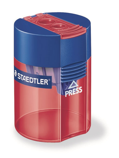 Staedtler Blyantspidser m/holder dobbelt ass transparent (billede 4)