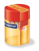 Blyantspidser m/holder dobbelt ass transparent